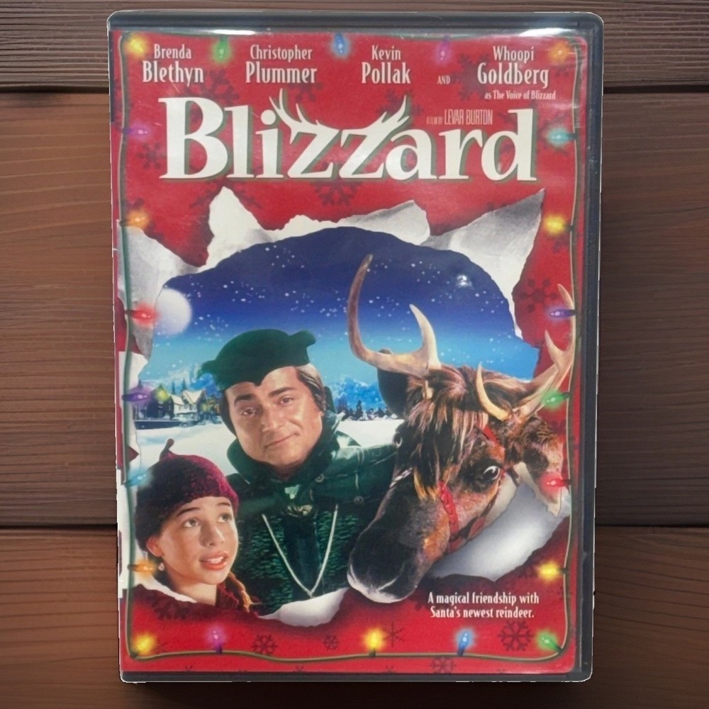 MGM Blizzard Christmas Movie Holiday Family‎ DVD Whoopi Goldberg Reindeer Story